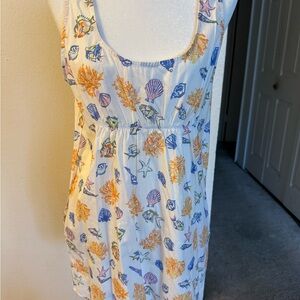 Ciao Lucia Cream Smocked Mini Dress